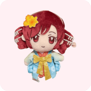 Kasane Teto Plush With Flower Petal Pin 2
