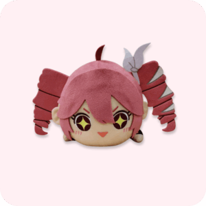 Lying Kasane Teto Plush with Hairpin 3